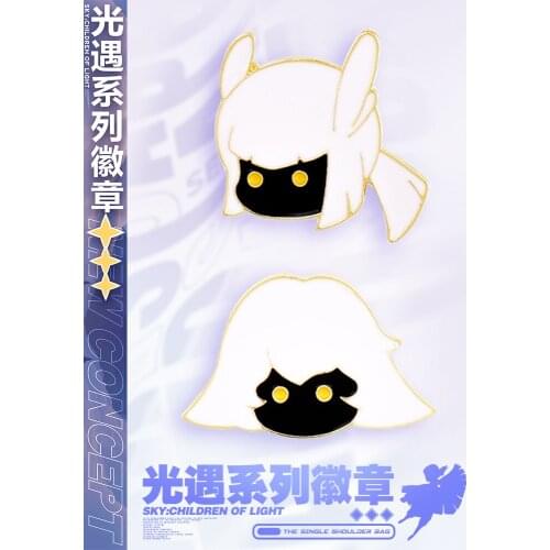 Sky:Children of Light Metel Badge Button Brooch Pins Anime Cartoon Collection Clothing Decor Xmas Gifts