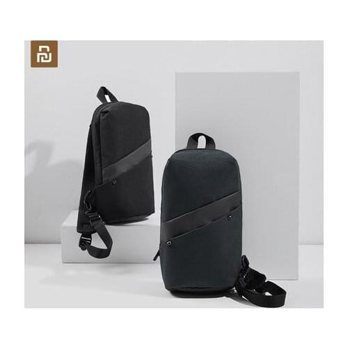 New Youpin Mens casual urban sports chest bag Lightweight and portable 2 colors for choice