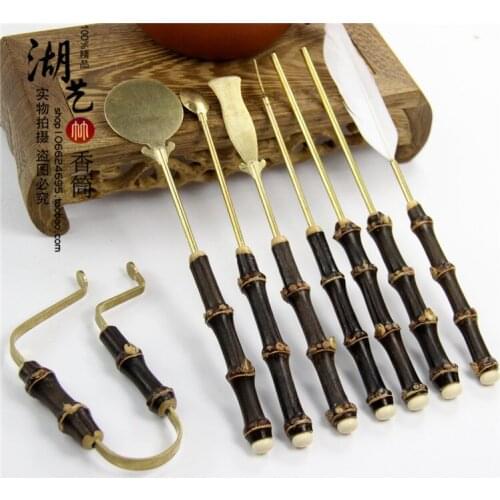 Gift box purpurea root handle pure copper covered there are seven times suit teachers appliance teachers teachers appliance