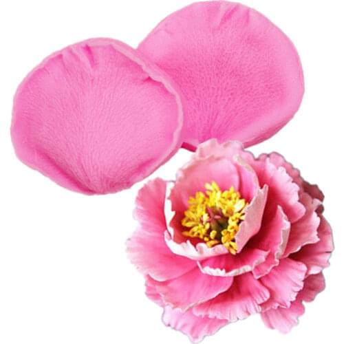 DIY Rose Petal Clip Mold Fondant Mold Silicone Cake Mold Cake Making Tools Cupe Baking Decoration Tools