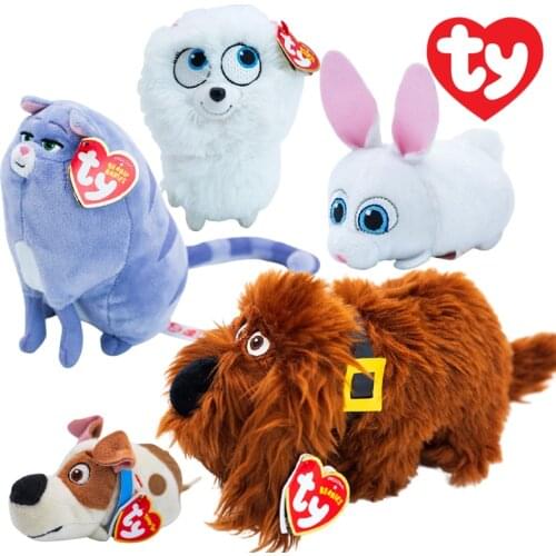 Ty Big Eye Beanie Soft Plush Animal Doll Stuffed Toys Rabbit Tabby Cat Newfoundland Dog Hiromi Phone Cleaning Children Day Gift