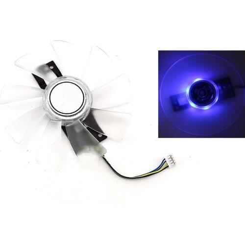 Replacement Graphics Card Cooling Fan Automatic Variable Speed Cooler Fan for Sapphire R9 380X/ R9 380 4G Repair Part