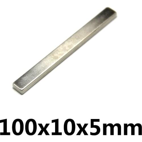 1~30PCS 100x10x5 mm Powerful Block Magnets 100mmX10mm N35 Super Neodymium Magnet 100x10x5mm Permanent NdFeB Magnets 100*10*5 mm