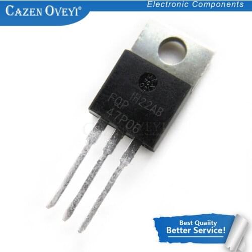 10pcs/lot FQP47P06 TO220 47P06 TO-220 In Stock