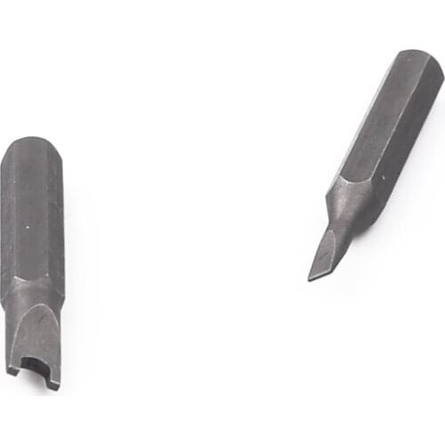 100pcs/bag 4mm H4 Bit Screw Driver Magnetic Screwdriver Bits Hex Torx Head 3/25" Hand Tools