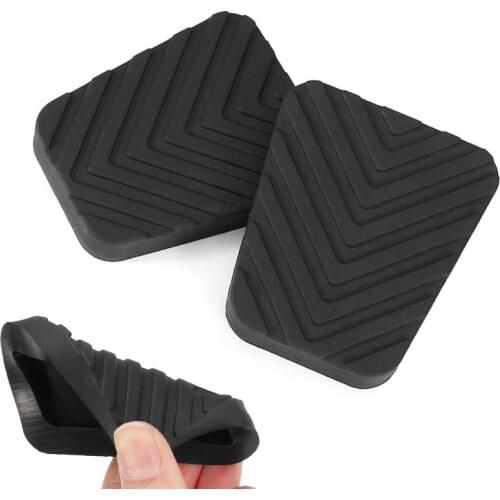 2Pcs Cafoucs Car Brake Clutch Pedal Rubber Pad Cover For Hyundai Accent Sonata Santa Fe H100 For kIA Rio Optima Parts 3282536000