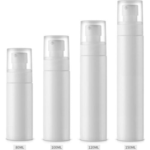 300pcs 80ml 100ml 120ml 150ml Plastic Portable Lotion Pump Bottle Empty Travel Bottles Refillable Living Essentials Container