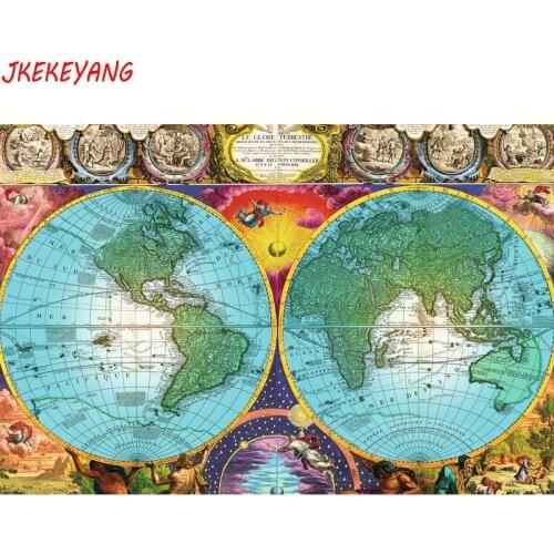 5D DIY square/round Diamond painting world map Cross Stitch Diamond Embroidery Pattern Rhinestone home decor J1137
