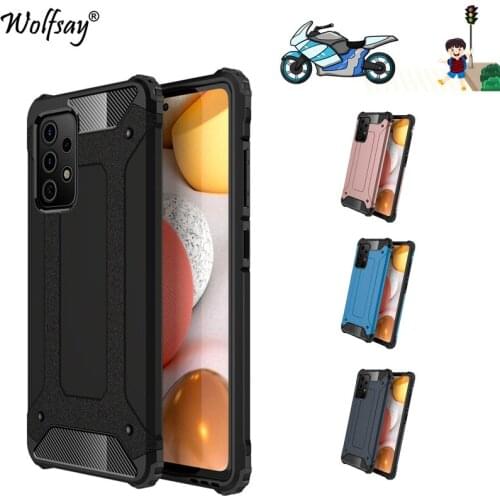 Case For Samsung Galaxy A52 4G Case Bumper TPU+PC Hybrid Armor Back Cover For Samsung A52 4G Case For Samsung A52 4G 6.5 inch