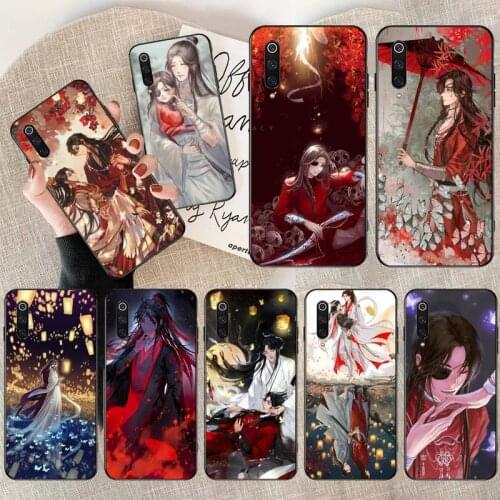 TOPCASHOP style Tian Guan Ci Fu Phone Case for Xiaomi Mi Note 10 Lite Mi 9T Pro xiaomi 10 10 CC9 Pro 9SE