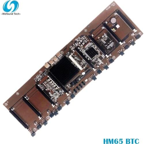 For Direct Insertion HM65 BTC Mining Motherboard Test Before Shipment