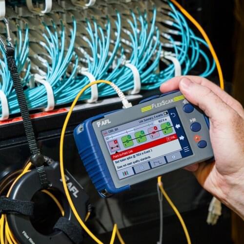FS200-300 FlexScan 1310/1550 PON OTDR higher dynamic range to test through splitters