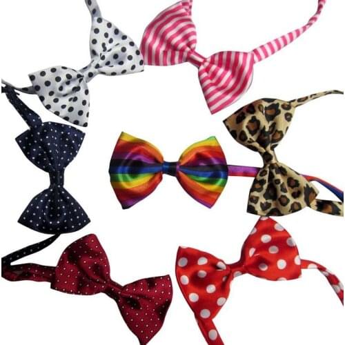 Party Floral Necktie Adjustable Fancy Pre-Tied Tartan KIDS Boys Toddler Bow Tie Polka Plaid Pets Formal Girls