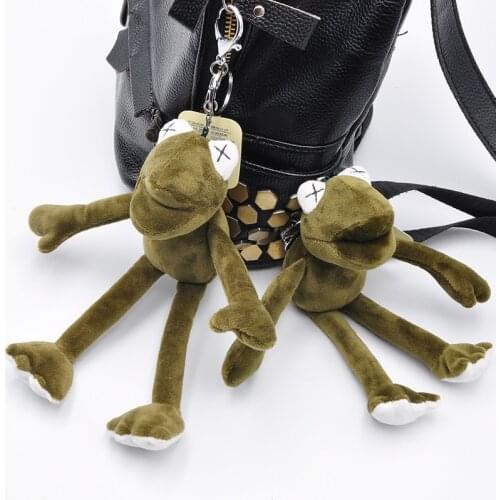 Hot Sale 20cm Plush Toys Long legs frogs Doll Stuffed Animal Kermit Toy Drop shipping Holiday keychain Gifts