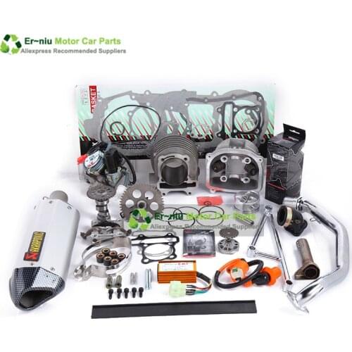GY6 125cc 150cc upgrade to GY6 200cc add power at least 30% Racing Camshaft CDI Muffler Performance Exhaust ,Oil pump and Gear