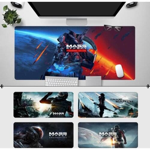 Girly Mass Effect Gaming Mouse Pad PC Laptop Gamer Mousepad Anime Antislip Mat Keyboard Desk Mat For Overwatch/CS GO