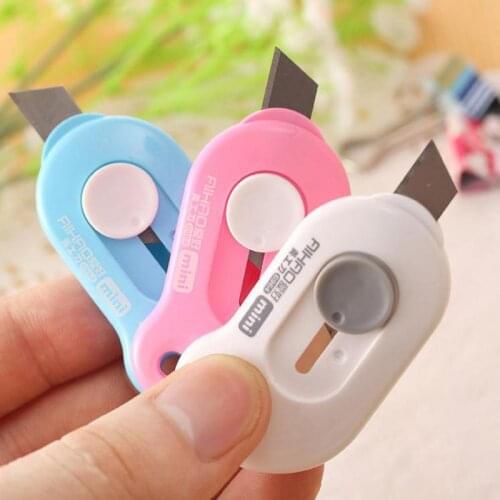 Jonvon Satone 3 pcs Mini Portable Small Art Knife Express Opener Letter Cutter Office Paper Knife Art Crafts Supplies Stationery