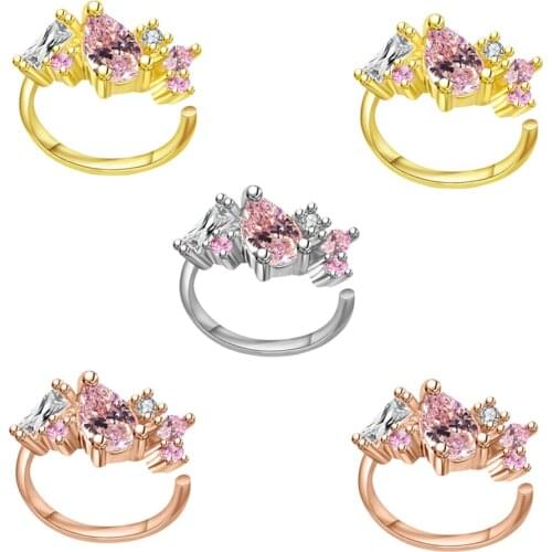 Brass Septum Clicker Hoop Ring Nose Labret Ear Tragus Cartilage Daith Helix Earrings Studs Body Piercing Jewelry