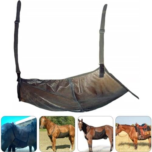Horse Abdomen Protective Cover Anti-Scratch Ventilated Mesh Horse Belly Guard