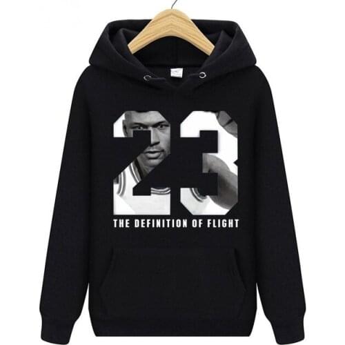 Mens Hoodie Sweatshirts Hooded Pullover Sportwear Breathable Basketball 23# Jersey Hoodie