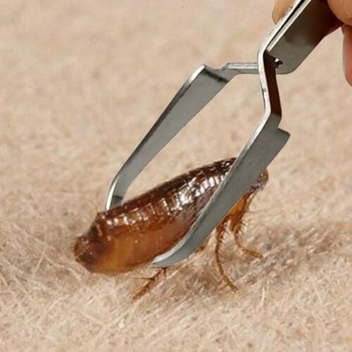 Stainless Steel Tick tweezers 11.5 cm Pet Flea Treatment Tick Removal Tool Set Fork Tweezers Clip Pliers for Dog Cat Supplies