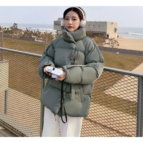 New Cotton-Padded Coats Woman Winter Jacket Korean Short Down Cotton Parka Coat Women Thicken Warm Cotton Outwear Student Coats