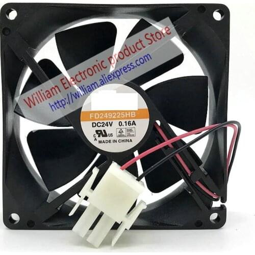 New Original FD249225HB DC24V 0.16A 2Lines 92*92*25MM Inverter Cooling Fan