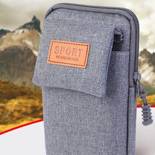 New Belt Bag Men Outdoor Travel Passport Card Organize Wallet Fanny Pack Women With Locking Hook Casual Phone Waist Bag