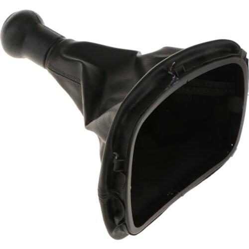Auto PU Leather Shift Knob Gear Lever Sleeve, Suitable For Passat B5