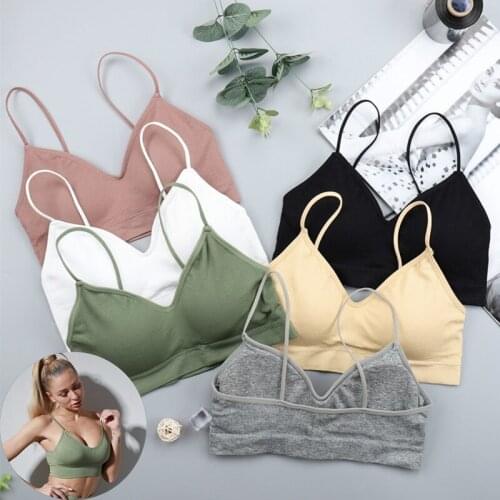Sports Bra For Women Gym Seamless Fitness Breathable Yoga Tops Push Up Solid Jogging Running Girls Underwear Workout Vest