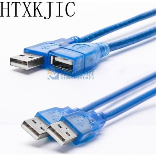 USB Extension Cables EF USB 2.0 A MALE TO A FEMALE EXTENSION CABLE M-F F for Flash Memory Pen Drives Digital Camera male to male