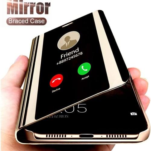 Smart Mirror Cover For Huawei P10 P20 P30 Pro Mate 20X Y7 Y9 Prime Case For Honor 20 8A 8X 9 10 Lite P Smart Pro 2019 Cases