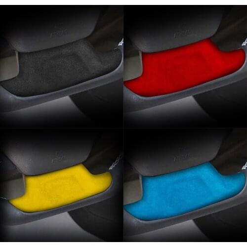 Suede Wrapping ABS Plastic Gear shift Panel Trim Cover Decoration for Chevrolet Camaro 2016-2020 LHD Car Interior Accessories