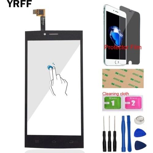 Mobile Phone Touch Front Glass For THL T6 T6S T6C T6 Pro Touch Screen Digitizer Panel Glass Sensor Tools Protector Film Adhesive