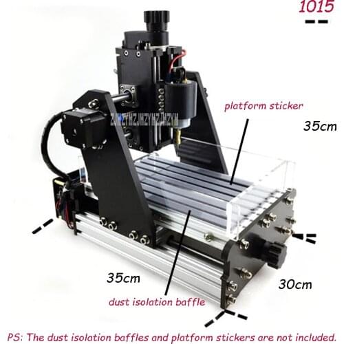 1015 CNC Three-Axis Micro-Engraving Machine DIY Mini Wood Router Mechanical Engraving Machine Mini PCB Milling Machine 45W/220W