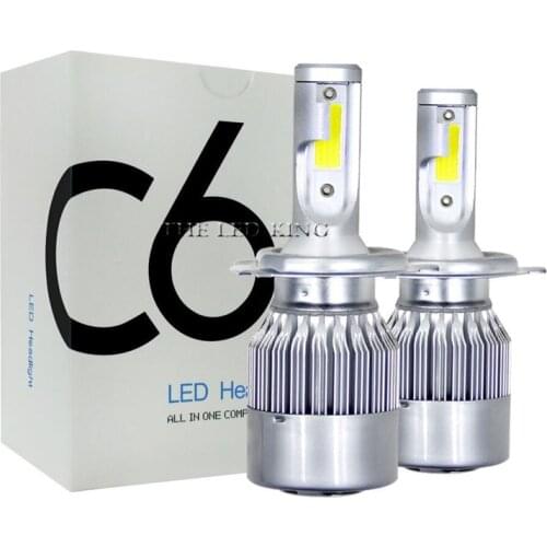 2 PCS 36W 8000LM 6500K H4 H1 H3 Turbo LED Headlight H7 H8 H9 H11 H27/880/881 9005 HB3 9006 HB4 9007 Led Fog Light Bulb