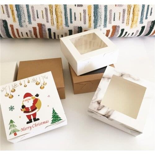 20Pcs 12x12x4.5cm Marble Gift Boxes Wedding Favours candy Boxes Christmas Party Candy Favorite Supply Wrapping