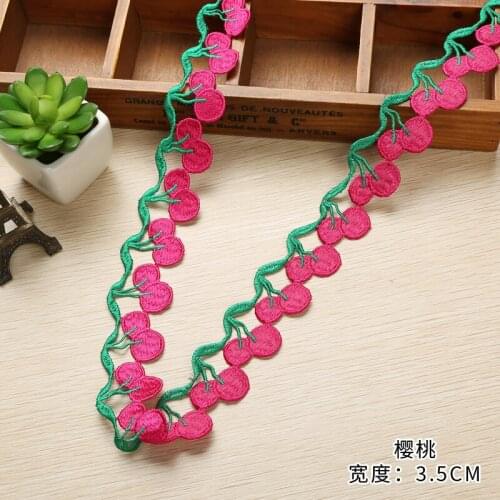 58Yards Lace Trim Rose Red Purple Vintage Eggplant Grape Patch Embroidered Lace DIY Clothing Sewing Craft Decoration Garment