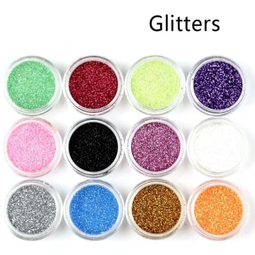 60Pcs Resin Pearl Pigment Mica Powder Glitters Sequains Nail Art Jewelry Making A0NF