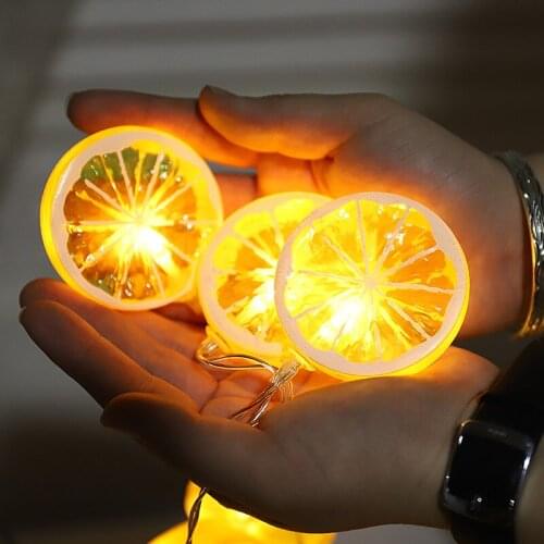 Battery Power 3 6 10m LED Lemon String Light Berroom Decor Light for Christmas Wedding Xmas Decoration Holiday Lighting Garland