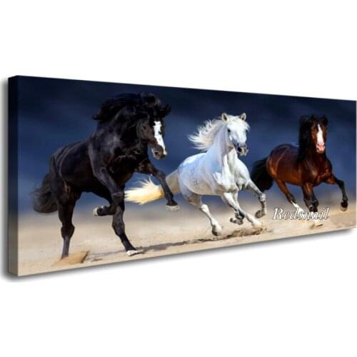 Large Size 5d Rhinestones icon diamond Embroidery Horse Animal Diamond Painting Cross Stitch Square Round Drill Mosaic EE866