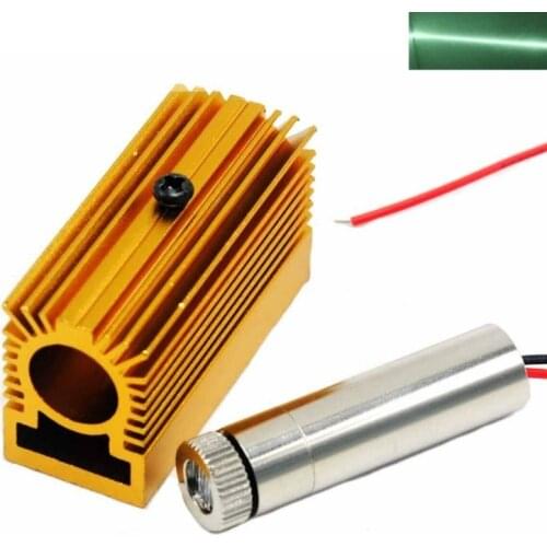 Focusable 780nm 30mw Nearly IR Infrared Laser Diode Line Module With Dia.12mm Cooling Heatsink 3V-5V