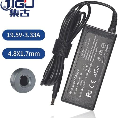 JIGU 4.8*1.7MM Replacement 19.5V 3.33A For HP Pavilion 14-B157TU For ENVY 6-1005TU 15-ay101ng 11t-h000 AC Adapter Power Charger