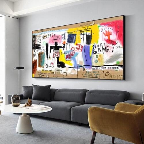 DDWW Canvas Painting Modern Culture Style Graffiti Street Art Abstract Pattern Inspirational Canvas Wall Picture for Home Decor