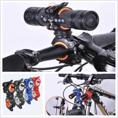 Mount Bike Cycling 360 Degree Rotatable bicycle clamp Flashlight LED Torch Light Holder Grip