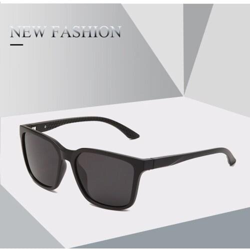 Fashion Men Women Square Polarized Sunglasses Unisex Vintage Polaroid Sun Glasses UV400 Mirror Goggle Plastic Titanium Frame TR