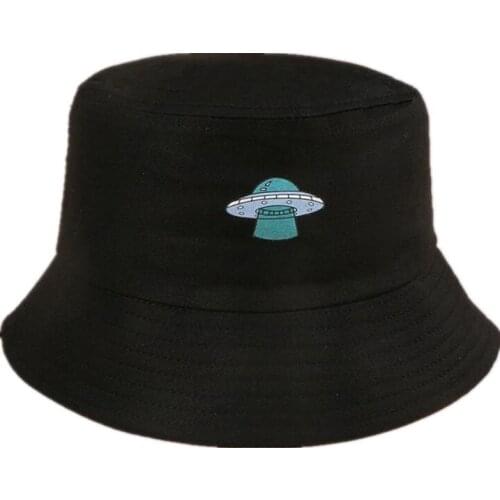 LDSLYJR 2021 Cartoon planet cotton Bucket Hat Fisherman Hat outdoor travel hat Sun Cap Hats for Men and Women 178