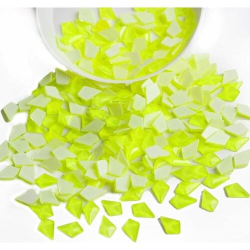 New Sales Arrow Nail Art Rhinestone 3D Color Flat Fluorescent Crystal for DIY Nail Art Decoration Free Shipping