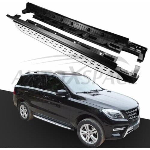 Fit for Mercedes Benz W166 ML350 2012 2013 2014 2015 GLE 2016 2017 2018 aluminium side step nerf bar running board