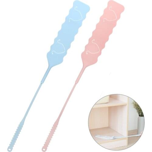 PP Non-woven Dust Cleaner Gap Brush Long Handle Detachable Cleaning Duster For Sofa Bed Bottom Door Clips